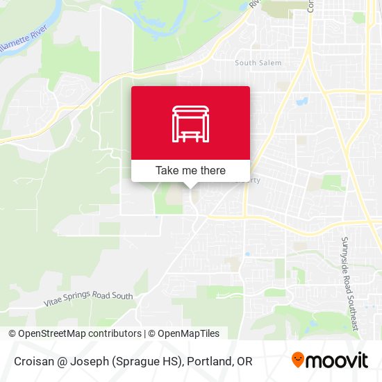 Croisan @ Joseph (Sprague HS) map