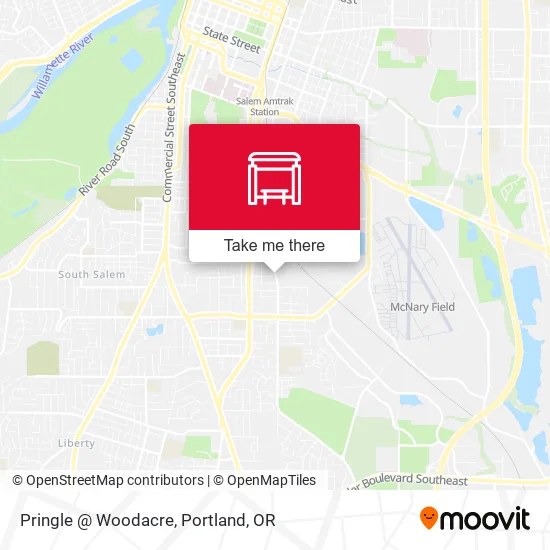 Pringle @ Woodacre map