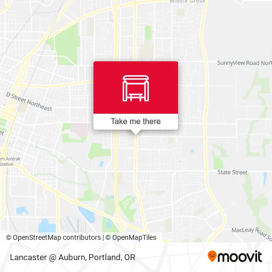 Lancaster @ Auburn map