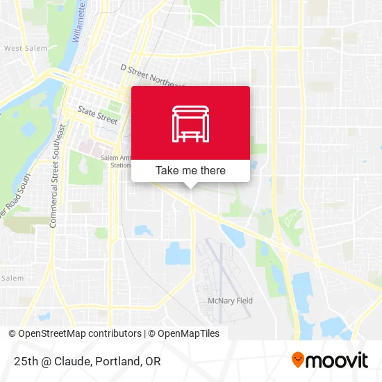 25th @ Claude map