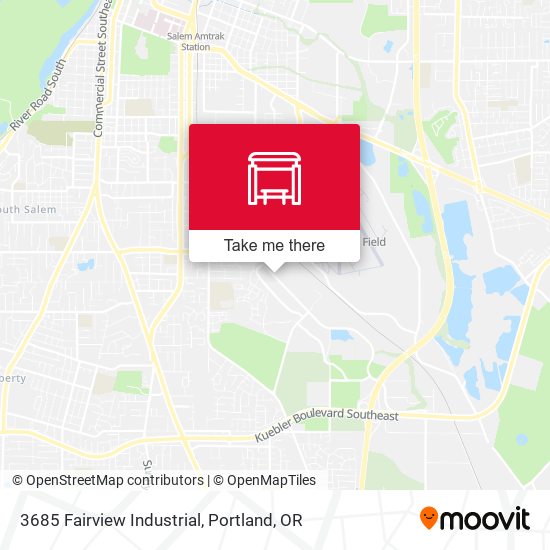 3685 Fairview Industrial map