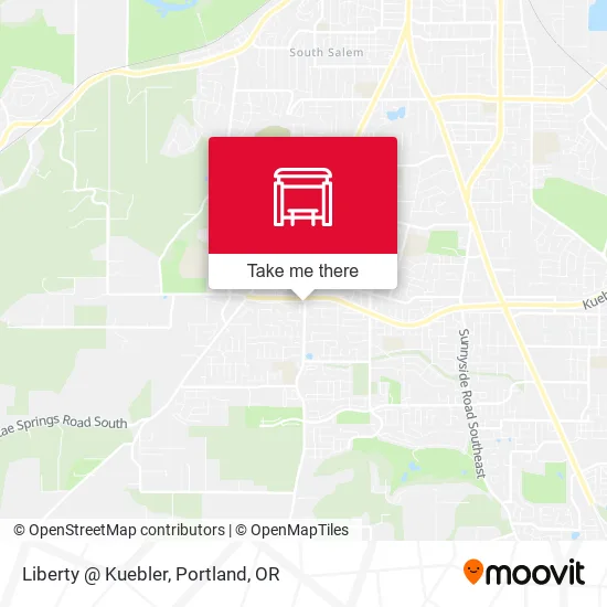 Liberty @ Kuebler map