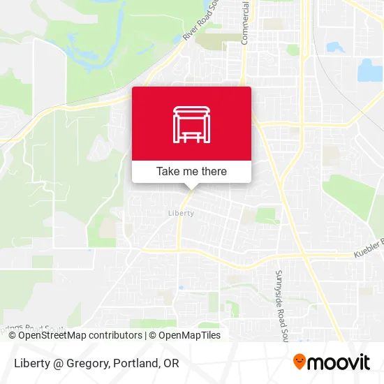 Liberty @ Gregory map