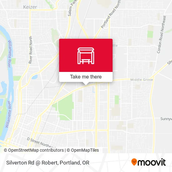 Silverton Rd @ Robert map