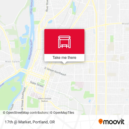Mapa de 17th @ Market