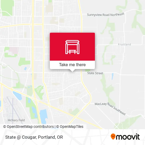 State @ Cougar map