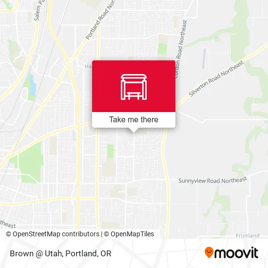 Brown @ Utah map