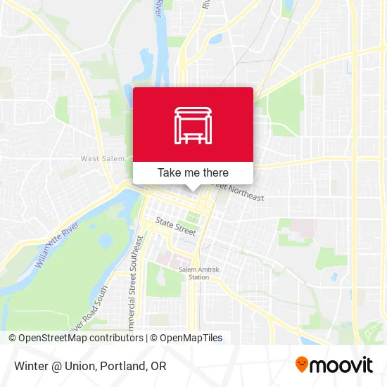 Winter @ Union map