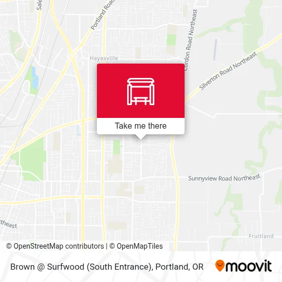 Brown @ Surfwood (South Entrance) map