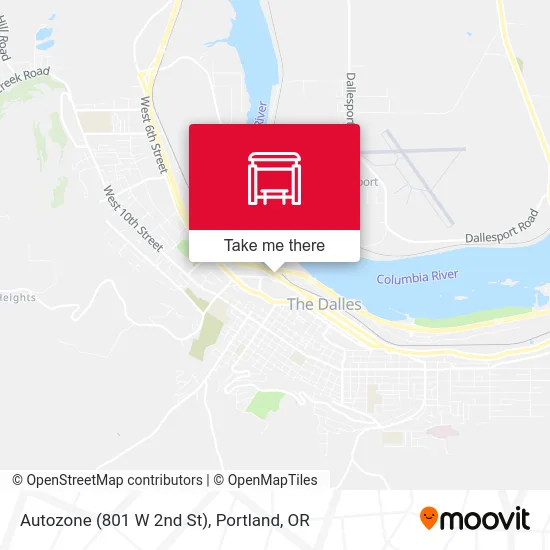 Autozone (801 W 2nd St) map