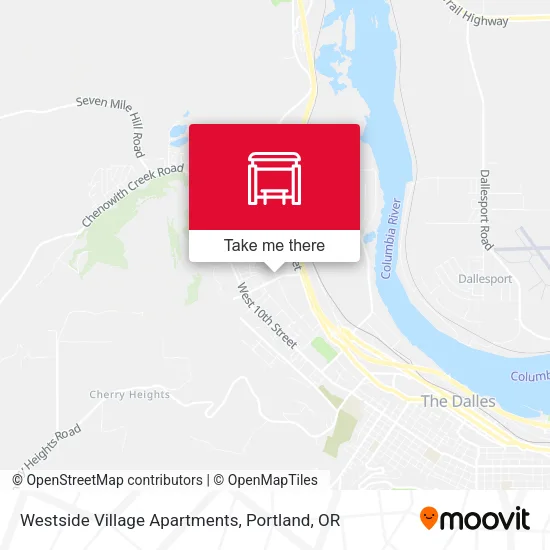 Mapa de Westside Village Apartments