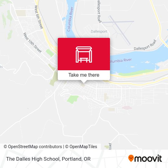 The Dalles High School map