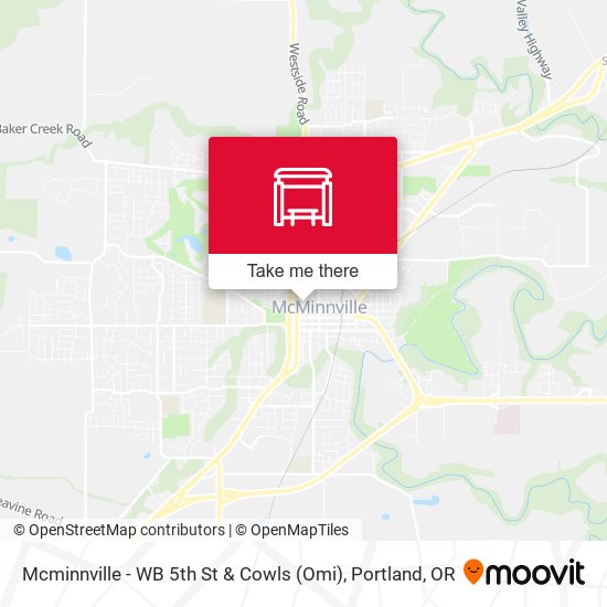 Mcminnville - WB 5th St & Cowls (Omi) map