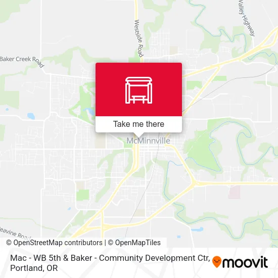 Mapa de Mac - WB 5th & Baker - Community Development Ctr