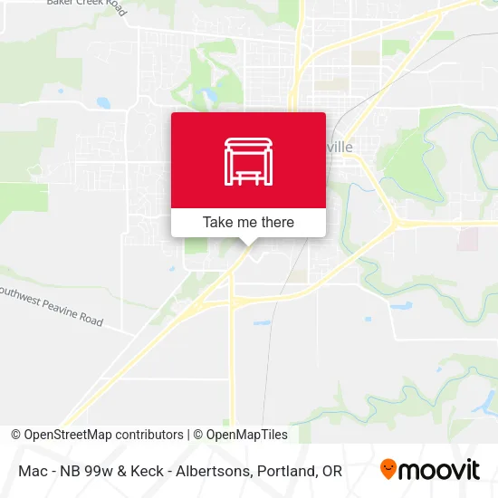 Mac - NB 99w & Keck - Albertsons map