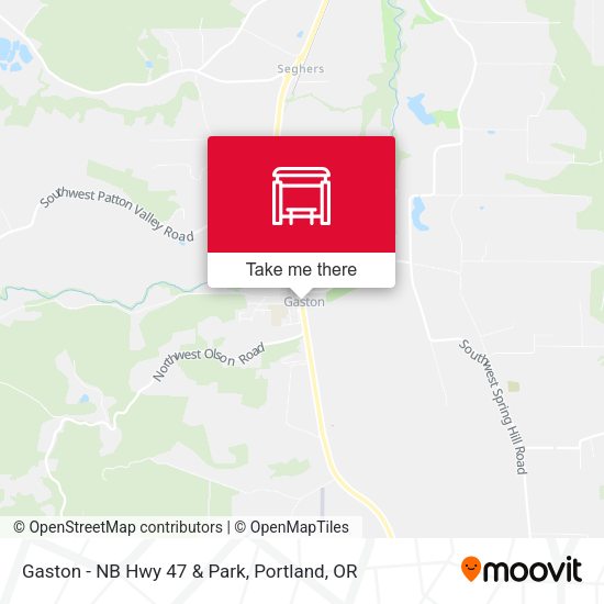 Mapa de Gaston - NB Hwy 47 & Park