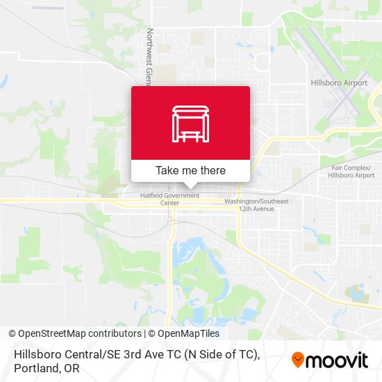 Hillsboro Central / SE 3rd Ave TC (N Side of TC) map