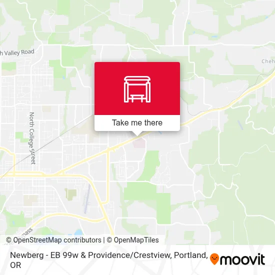 Newberg - EB 99w & Providence / Crestview map