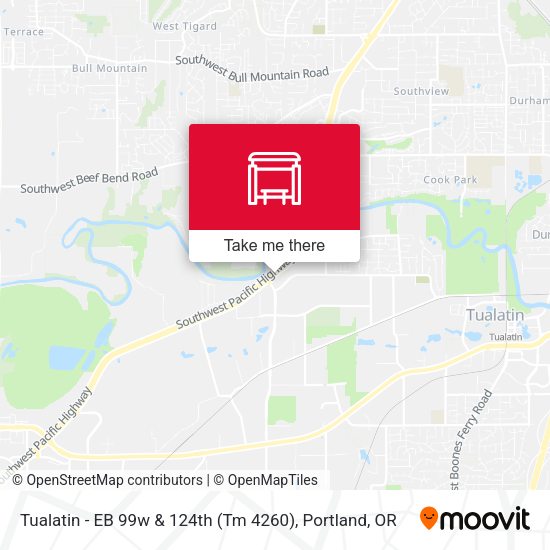 Tualatin - EB 99w & 124th (Tm 4260) map