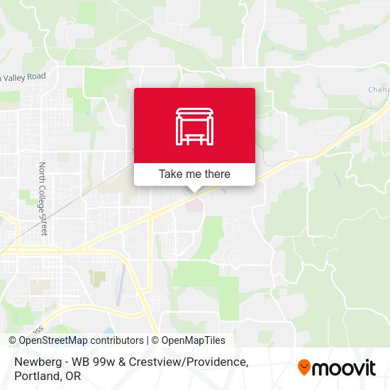 Mapa de Newberg - WB 99w & Crestview / Providence