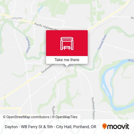 Mapa de Dayton - WB Ferry St & 5th - City Hall