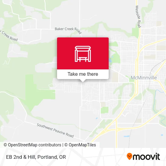 EB 2nd & Hill map