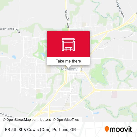 EB 5th St & Cowls (Omi) map