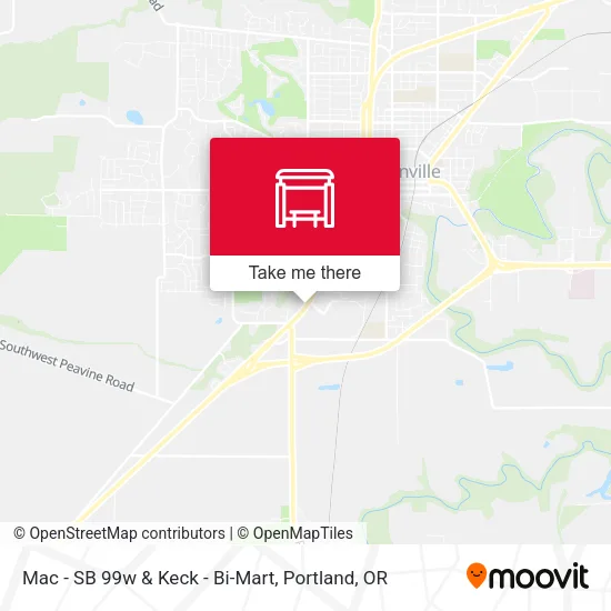 Mac - SB 99w & Keck - Bi-Mart map