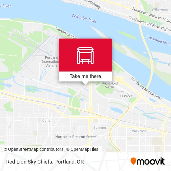 Mapa de Red Lion Sky Chiefs
