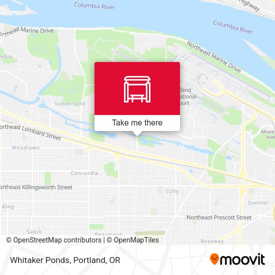 Mapa de Whitaker Ponds