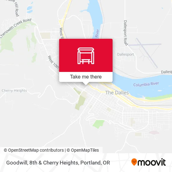 Goodwill, 8th & Cherry Heights map