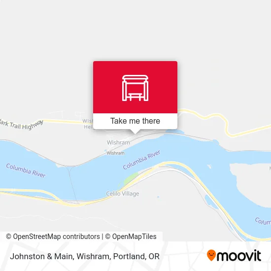 Johnston & Main, Wishram map