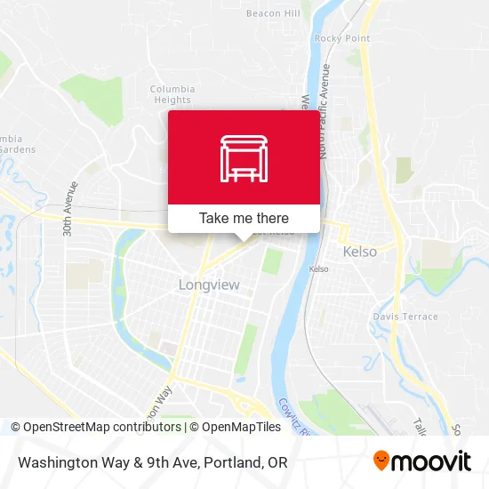Washington Way & 9th Ave map