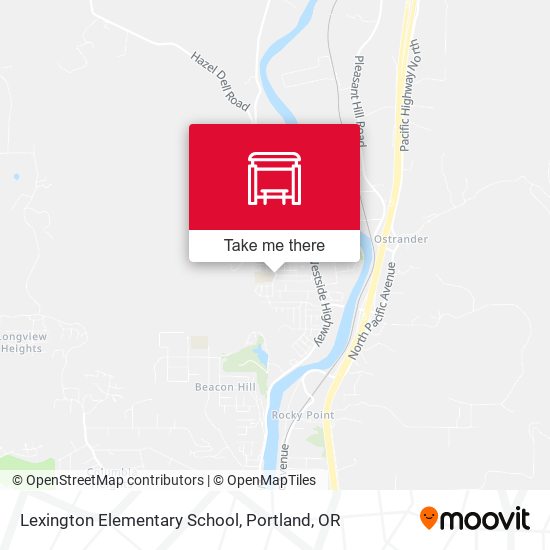 Lexington Elementary School map