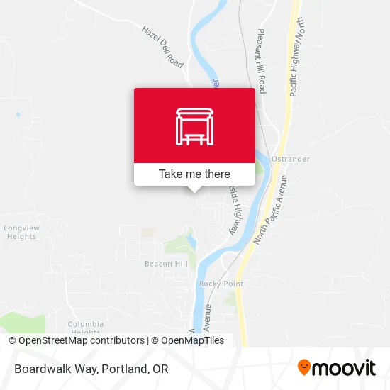 Boardwalk Way map