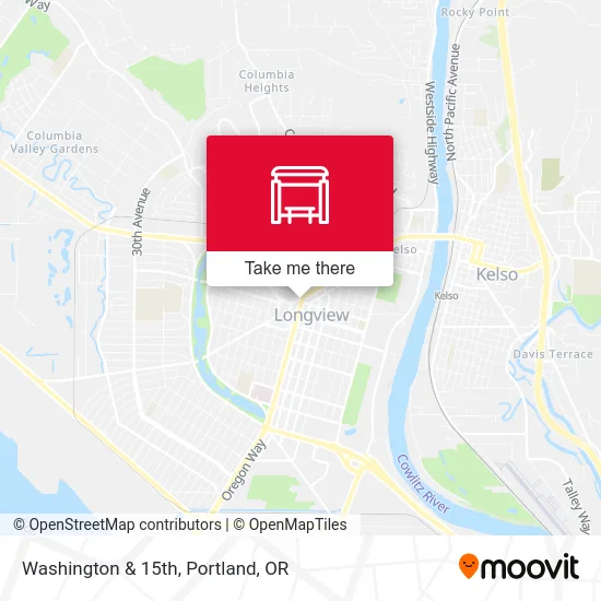 Washington  & 15th map