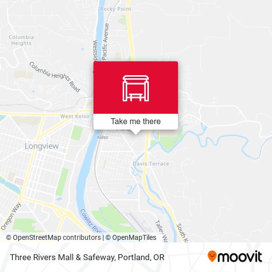 Mapa de Three Rivers Mall & Safeway