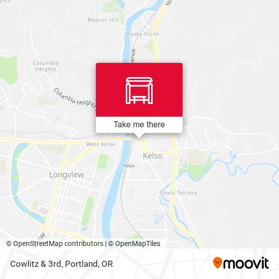 Cowlitz & 3rd map