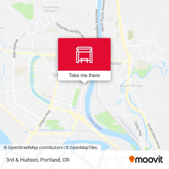 3rd  & Hudson map