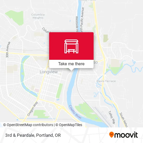 3rd  & Peardale map
