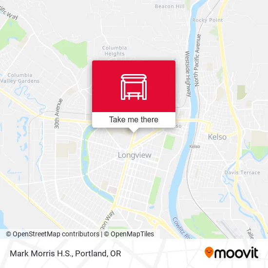 Mark Morris H.S. map