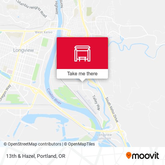 Mapa de 13th  & Hazel