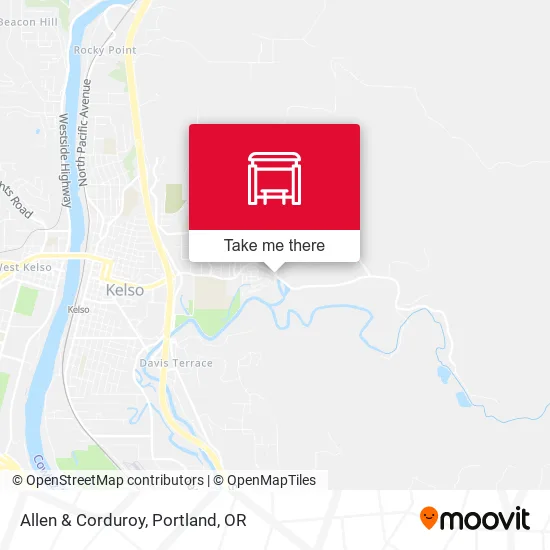 Allen & Corduroy map