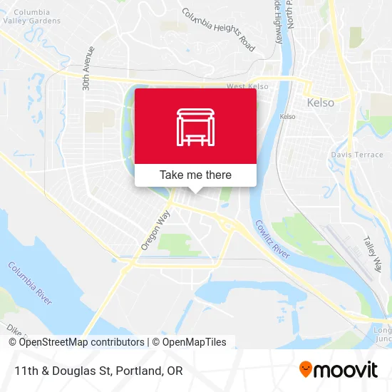 11th & Douglas St map