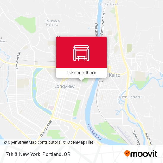 Mapa de 7th  & New York