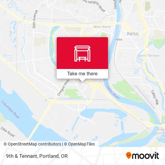 9th  & Tennant map