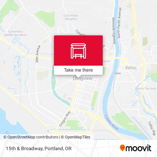 15th & Broadway map