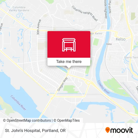 St. John's Hospital map