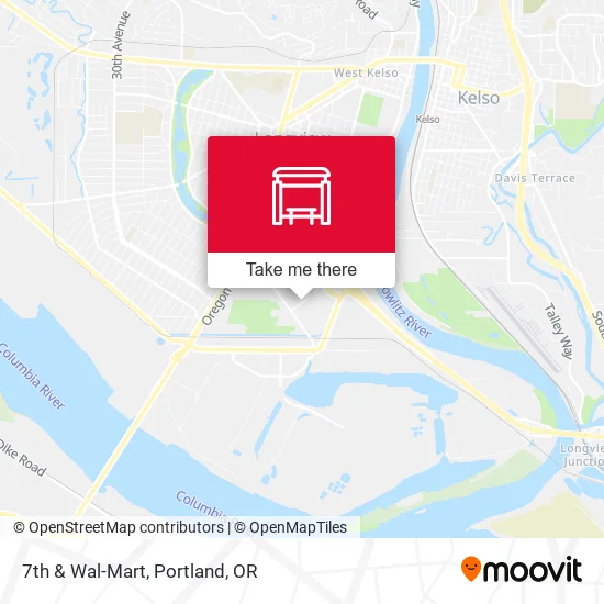 7th  & Wal-Mart map