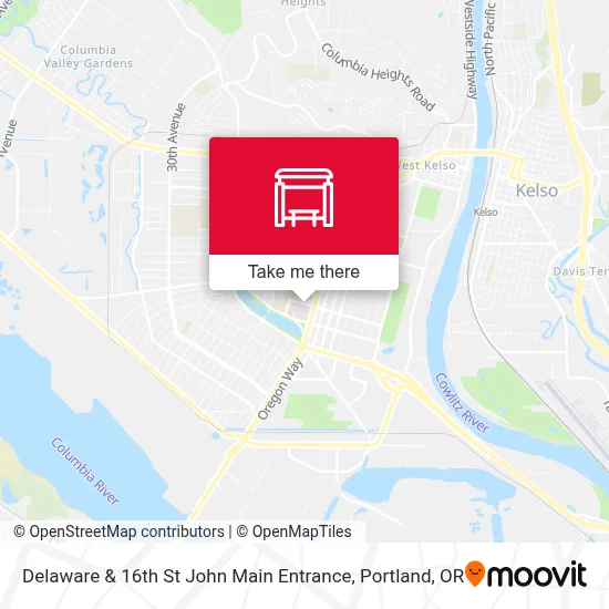 Delaware & 16th St John Main Entrance map